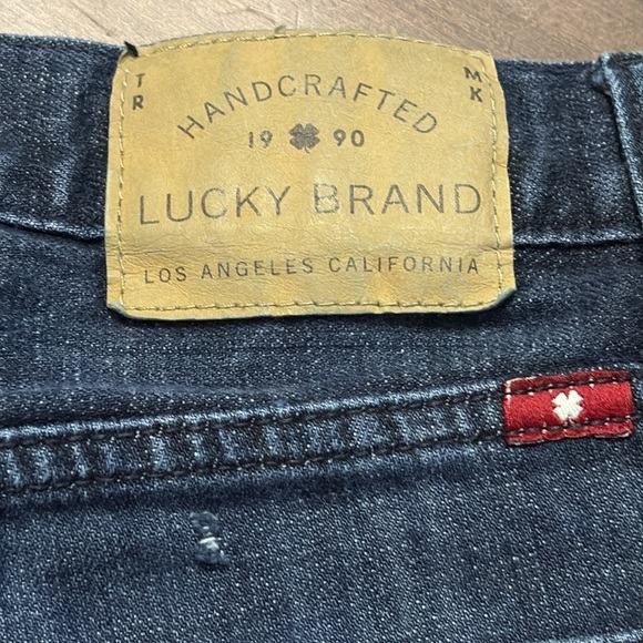 Lucky Brand 121 heritage slim men’s jeans- 32x32- blue denim, button fly - Picture 12 of 12